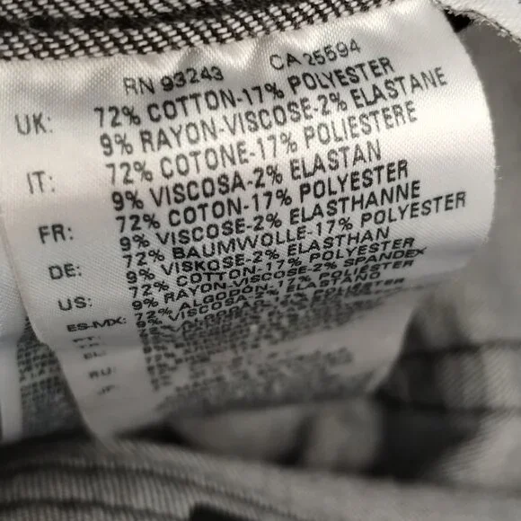 Diesel Thommer Slim Skinny Grey Jeans Size 31 x 32 - Picture 9 of 12